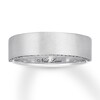 Thumbnail Image 1 of Previously Owned Neil Lane Men's Black Diamond Wedding Band 1/5 ct tw Round-cut 14K White Gold Size 12.5
