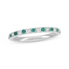 Previously Owned Neil Lane Emerald Anniversary Band 1/5 ct tw Round-cut Diamonds 14K White Gold