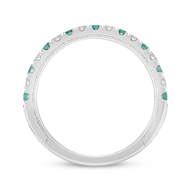 Previously Owned Neil Lane Emerald Anniversary Band 1/5 ct tw Round-cut Diamonds 14K White Gold