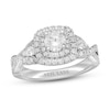 Thumbnail Image 1 of Previously Owned Neil Lane Diamond Engagement Ring 1 ct tw Pear/Round 14K White Gold