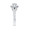Thumbnail Image 2 of Previously Owned Neil Lane Engagement Ring 2-1/6 ct tw Cushion & Round-cut Diamonds 14K White Gold - Size 4