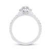 Thumbnail Image 3 of Previously Owned Neil Lane Premiere Diamond Engagement Ring 1-1/2 ct tw Pear & Round-cut 14K White Gold - Size 4