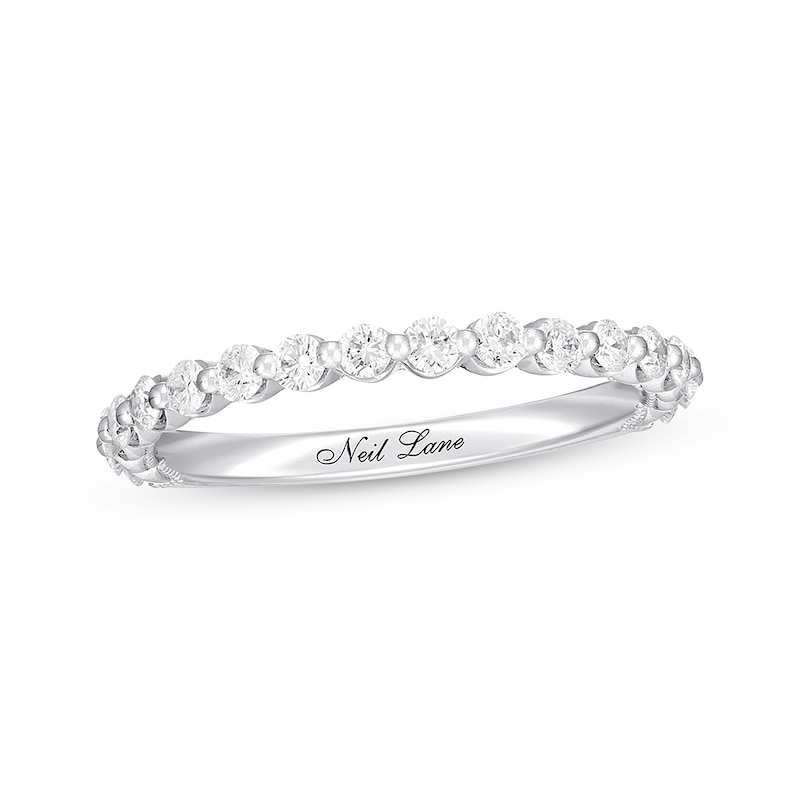 Main Image 1 of Previously Owned Neil Lane Premiere Diamond Band 1/2 ct tw Round-cut 14K White Gold Size 4.5