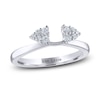 Thumbnail Image 1 of Previously Owned THE LEO Diamond Enhancer Band 1/5 ct tw Round-cut 14K White Gold