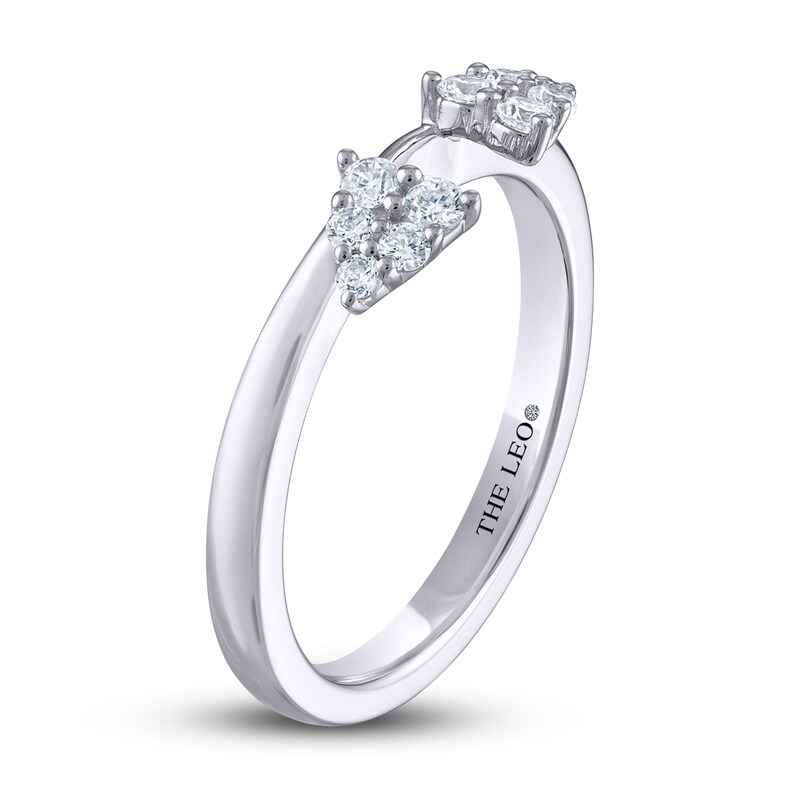 Main Image 2 of Previously Owned THE LEO Diamond Enhancer Band 1/5 ct tw Round-cut 14K White Gold