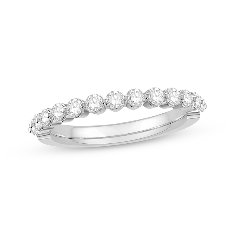 Main Image 1 of Previously Owned Diamond Anniversary Band 1/2 ct tw Round-cut 14K White Gold