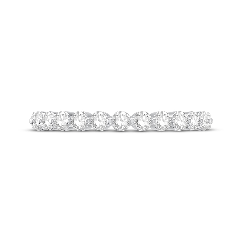 Main Image 3 of Previously Owned Diamond Anniversary Band 1/2 ct tw Round-cut 14K White Gold