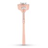 Thumbnail Image 3 of Previously Owned Diamond Promise Ring 1/4 ct tw Round-cut 10K Rose Gold