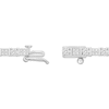 Thumbnail Image 3 of Previously Owned Diamond Fashion Bracelet 1/2 ct tw Round-cut Sterling Silver 7&quot;