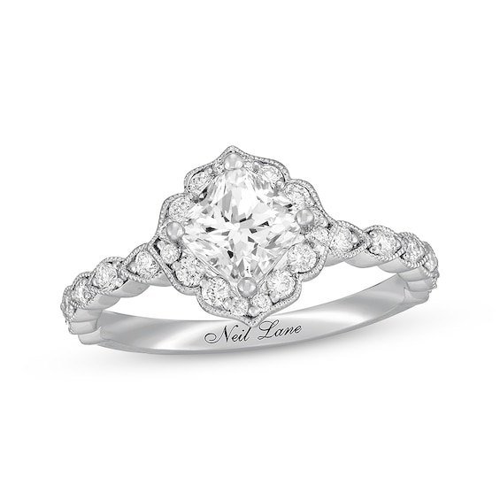 Previously Owned Neil Lane Diamond Engagement Ring 1-1/3 ct tw 14K White Gold