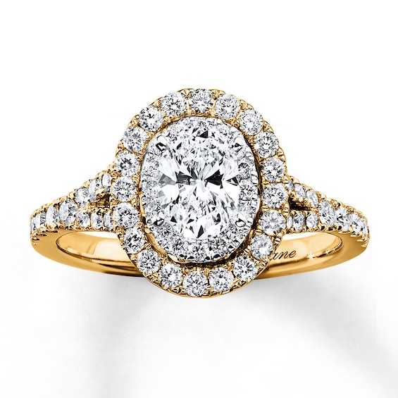 Previously Owned Neil Lane Engagement Ring 1 ct tw Diamonds 14K Two-Tone Gold