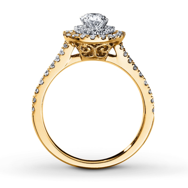 Main Image 2 of Previously Owned Neil Lane Engagement Ring 1 ct tw Diamonds 14K Two-Tone Gold