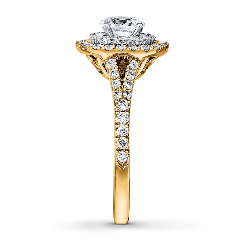 Main Image 3 of Previously Owned Neil Lane Engagement Ring 1 ct tw Diamonds 14K Two-Tone Gold