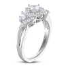 Thumbnail Image 2 of Previously Owned Adrianna Papell Diamond Engagement Ring 7/8 ct tw Princess, Pear, Marquise & Round 14K White Gold
