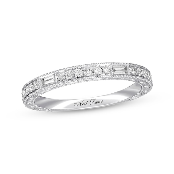 Previously Owned Neil Lane Diamond Wedding Band 1/4 ct tw 14K White Gold