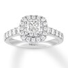 Thumbnail Image 1 of Previously Owned THE LEO Diamond Engagement Ring 1 Carat tw Princess-cut 14K White Gold