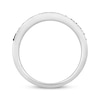 Thumbnail Image 2 of Previously Owned Black Diamond Wedding Band 1/4 ct tw Round-cut 14K White Gold