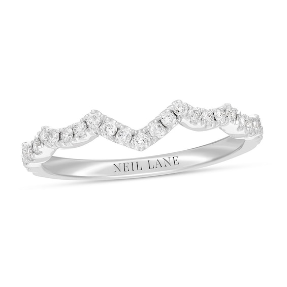 Previously Owned Neil Lane Diamond Wedding Band 1/4 ct tw Round 14K White Gold