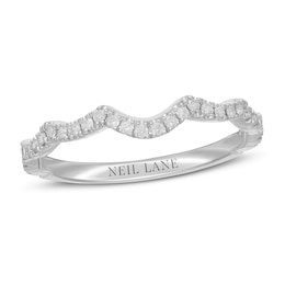 Previously Owned Neil Lane Diamond Wedding Band 1/5 ct tw Round-cut 14K White Gold