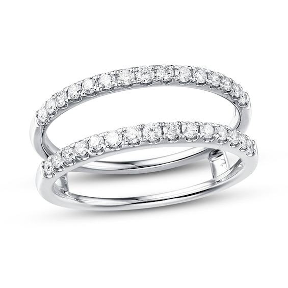 Previously Owned Diamond Enhancer Ring 1/2 ct tw Round-cut 14K White Gold
