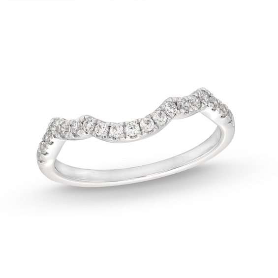 Previously Owned Diamond Wedding Band 1/4 ct tw Round-cut 14K White Gold