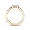 Thumbnail Image 2 of Previously Owned Diamond Three-Stone Ring 1/4 ct tw Round-cut 10K Yellow Gold