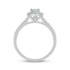Thumbnail Image 3 of Now + Forever Marquise-Cut Aquamarine & Diamond Engagement Ring 1/3 ct tw 14K White Gold