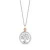 Thumbnail Image 1 of Previously Owned Hallmark Diamonds Necklace 1/20 ct tw Sterling Silver & 10K Gold 18&quot;