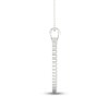 Thumbnail Image 2 of Previously Owned Diamond Heart Necklace 1/2 ct tw Round-cut 10K White Gold 18&quot;