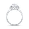 Thumbnail Image 2 of Previously Owned Multi-Diamond Engagement Ring 1/2 ct tw Round & Baguette 10K White Gold
