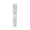 Thumbnail Image 2 of Previously Owned Diamond Anniversary Band 1/5 ct tw Round & Baguette-cut 10K White Gold