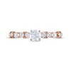 Thumbnail Image 3 of Previously Owned Adrianna Papell Diamond Engagement Ring 5/8 ct tw Round-cut 14K Rose Gold