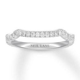 Previously Owned Neil Lane Diamond Wedding Band 1/3 ct tw Round-cut 14K White Gold
