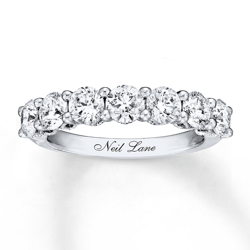 Main Image 1 of Previously Owned Neil Lane Anniversary Band 2 ct tw Diamonds 14K White Gold