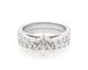 Thumbnail Image 1 of Previously Owned Diamond Bridal Setting 3/4 ct tw 14K White Gold Size 7