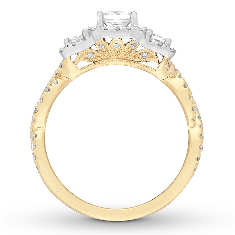 Main Image 2 of Previously Owned Neil Lane Engagement Ring 1-1/8 ct tw Diamonds 14K Yellow Gold