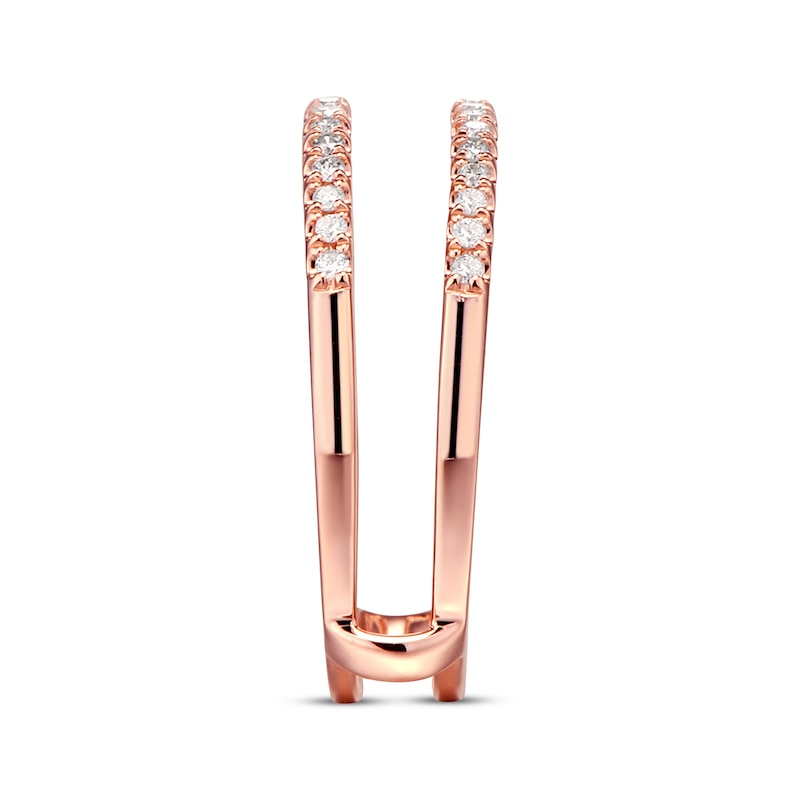 Main Image 2 of Previously Owned Diamond Enhancer Ring 1/4 ct tw Round-cut 14K Rose Gold