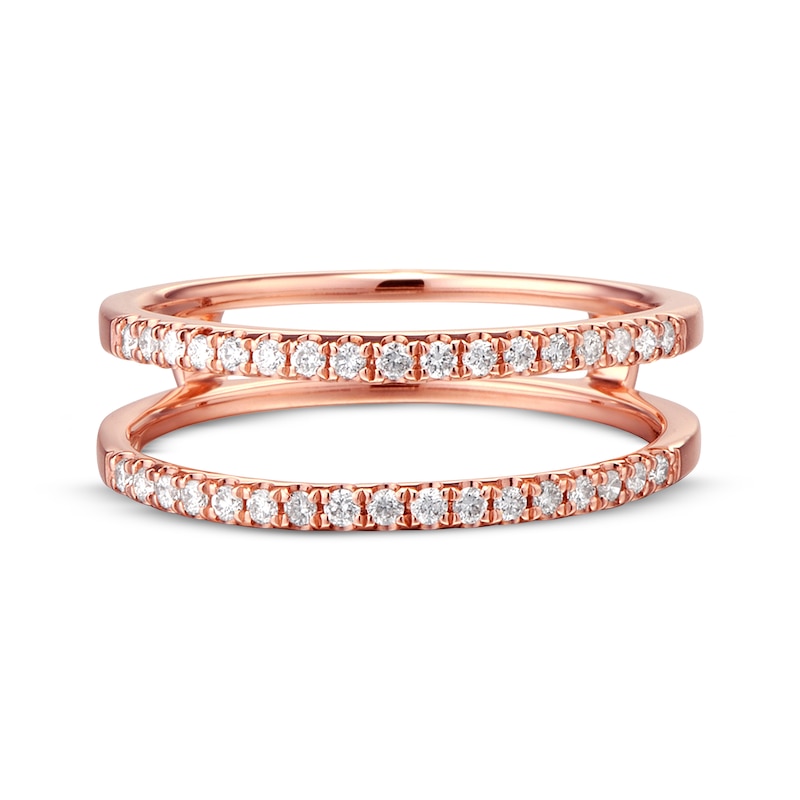 Main Image 4 of Previously Owned Diamond Enhancer Ring 1/4 ct tw Round-cut 14K Rose Gold