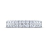 Thumbnail Image 3 of Previously Owned THE LEO Ideal Cut Diamond Anniversary Ring 1 ct tw Round-cut 14K White Gold