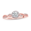 Thumbnail Image 1 of Previously Owned Diamond Engagement Ring 1/4 ct tw Round-cut 10K Two-Tone Gold
