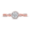 Thumbnail Image 3 of Previously Owned Diamond Engagement Ring 1/4 ct tw Round-cut 10K Two-Tone Gold
