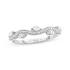Thumbnail Image 1 of Previously Owned Adrianna Papell Diamond Anniversary Band 1/3 ct tw Round & Marquise-cut 14K White Gold