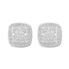 Thumbnail Image 1 of Previously Owned Diamond Stud Earrings 1/2 ct tw Round-cut 14K White Gold