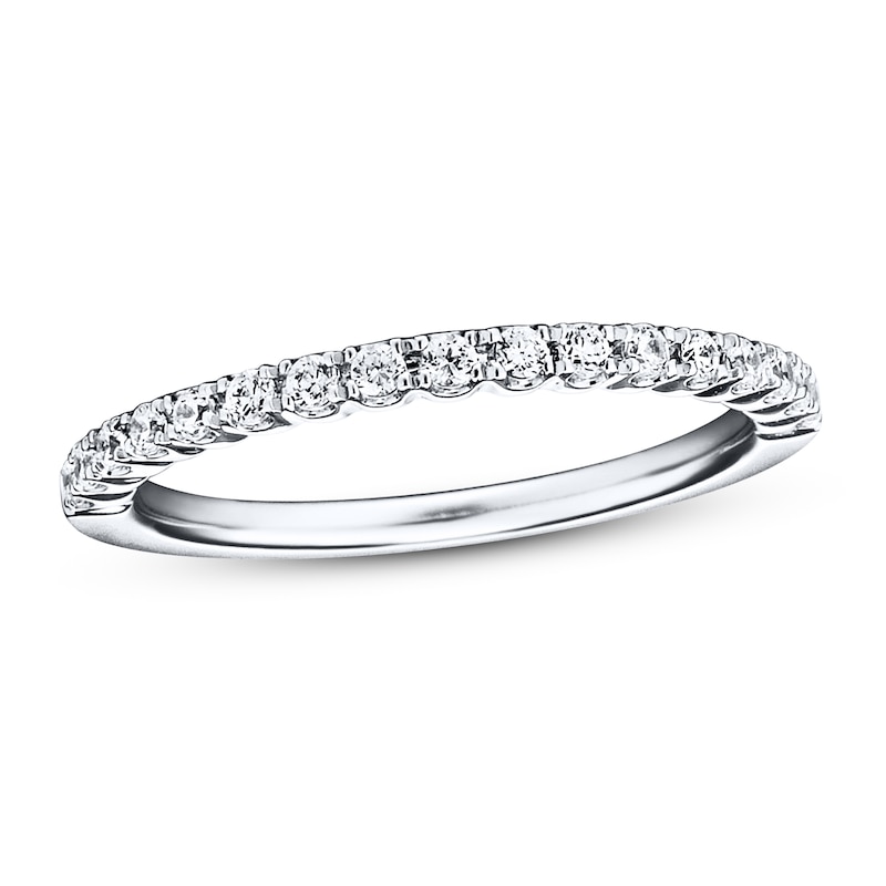 Main Image 1 of Previously Owned Diamond Wedding Band 1/4 ct tw 14K White Gold