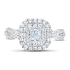 Thumbnail Image 3 of Previously Owned THE LEO First Light Diamond Princess-Cut Engagement Ring 7/8 ct tw 14K White Gold