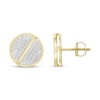 Thumbnail Image 2 of Previously Owned Men's Diamond Stud Earrings 1/6 ct tw Round-cut 10K Yellow Gold