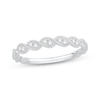 Thumbnail Image 1 of Previously Owned Diamond Anniversary Ring 1/10 ct tw Round-cut 10K White Gold