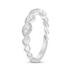 Thumbnail Image 2 of Previously Owned Diamond Anniversary Ring 1/10 ct tw Round-cut 10K White Gold