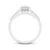 Thumbnail Image 4 of Previously Owned Diamond Engagement Ring 1/4 ct tw Round-cut 10K White Gold Size 8