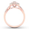 Thumbnail Image 2 of Previously Owned Diamond Engagement Ring 3/8 ct tw Round-cut 10K Rose Gold